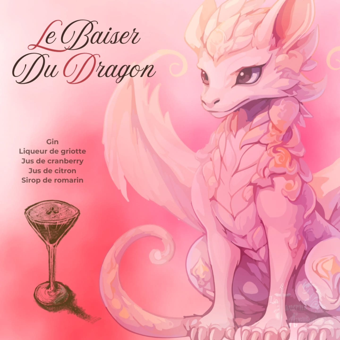 Le Baiser du Dragon - Nouveau Cocktail Challenger