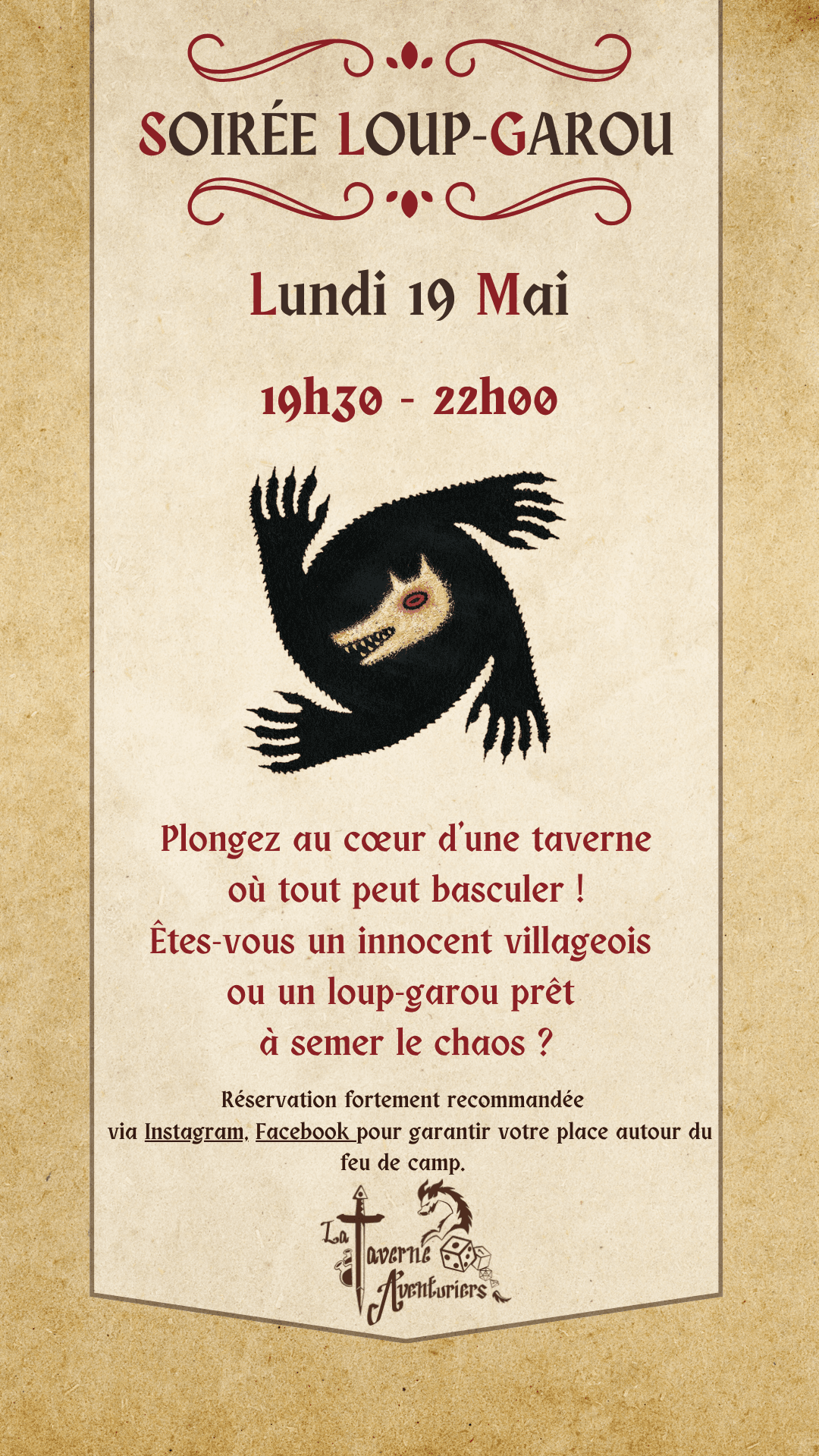 Soiree Loup Garou (Mai)