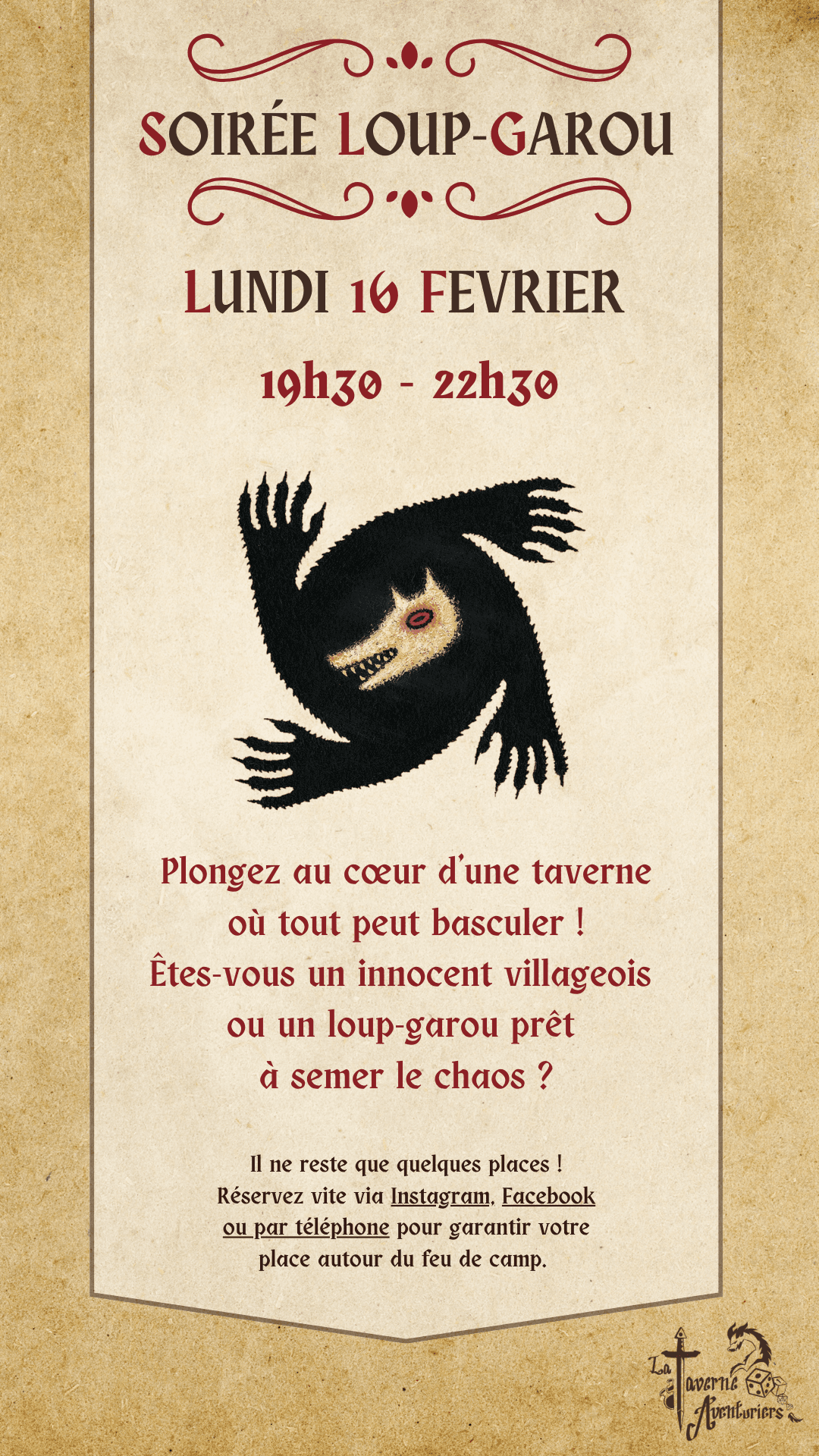 Soiree Loup Garou (Fevrier)